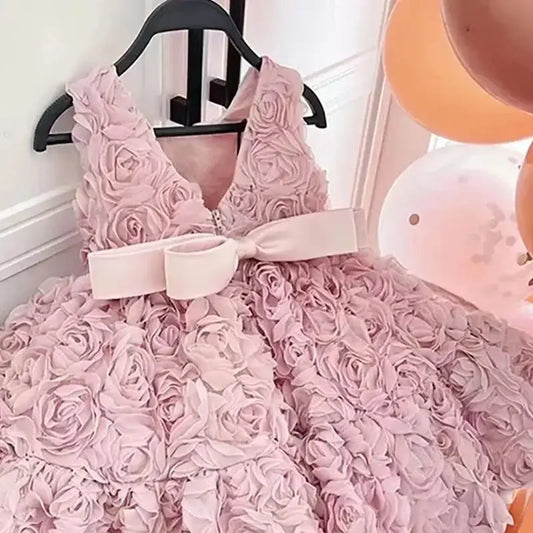 Baby Dress Children' Floral Baby Princess  Birthday Party Children's Wear Girls Dress Natalia Home Fashion    Natalia Home Fashion