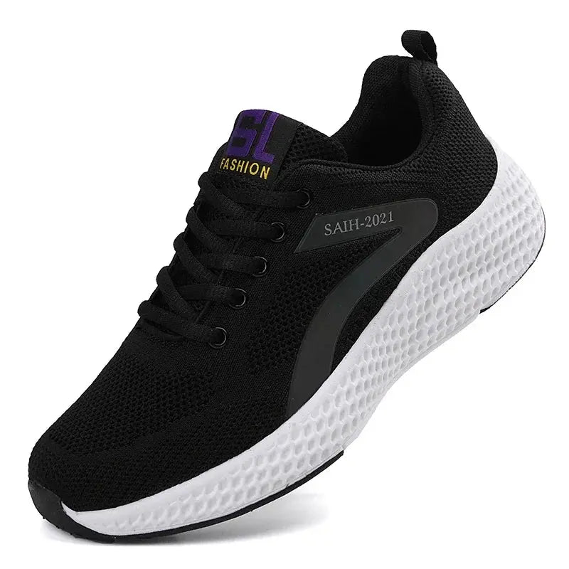 Fashion Reflective Design Athletics Running Shoes Women Breathable Soft Casual Sneakers Ladies Non-slip Comfortable Jogging Shoes Natalia Home Fashion    Natalia Home Fashion