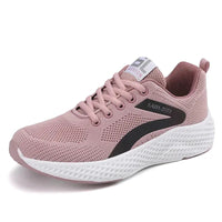 Fashion Reflective Design Athletics Running Shoes Women Breathable Soft Casual Sneakers Ladies Non-slip Comfortable Jogging Shoes Natalia Home Fashion   Pink-41 Natalia Home Fashion