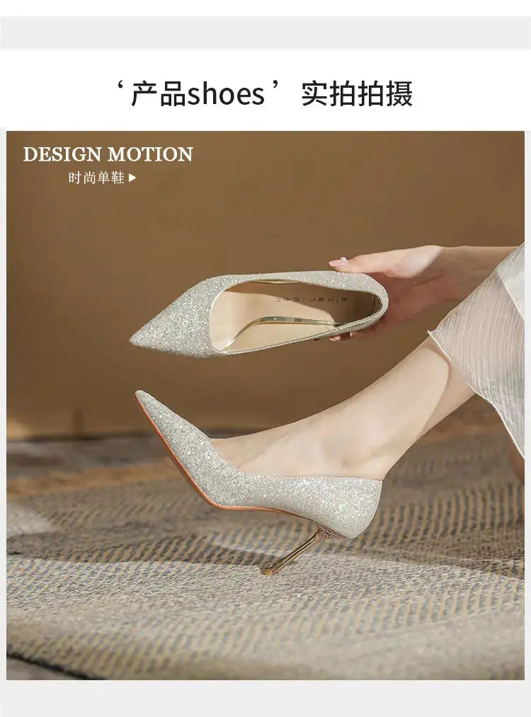 Fashion Women Ladies Shoes New Design Sexy Summer Party Light Heels Spring Style Pumps Summer Heels For Women And Ladies My Store