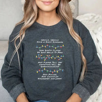 Friends Inspired Holiday Crewneck Sweatshirt Phoebe's Song Shirt Merry Christmas Long Sleeves Sweatshirts Natalia Home Fashion   Dark-Grey-XXXL Natalia Home Fashion