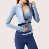 Gym Breathable Yoga Set Woman Quick Dry Yoga Fitness Set Lightweight Running Yoga Set Long Sleeve My Store