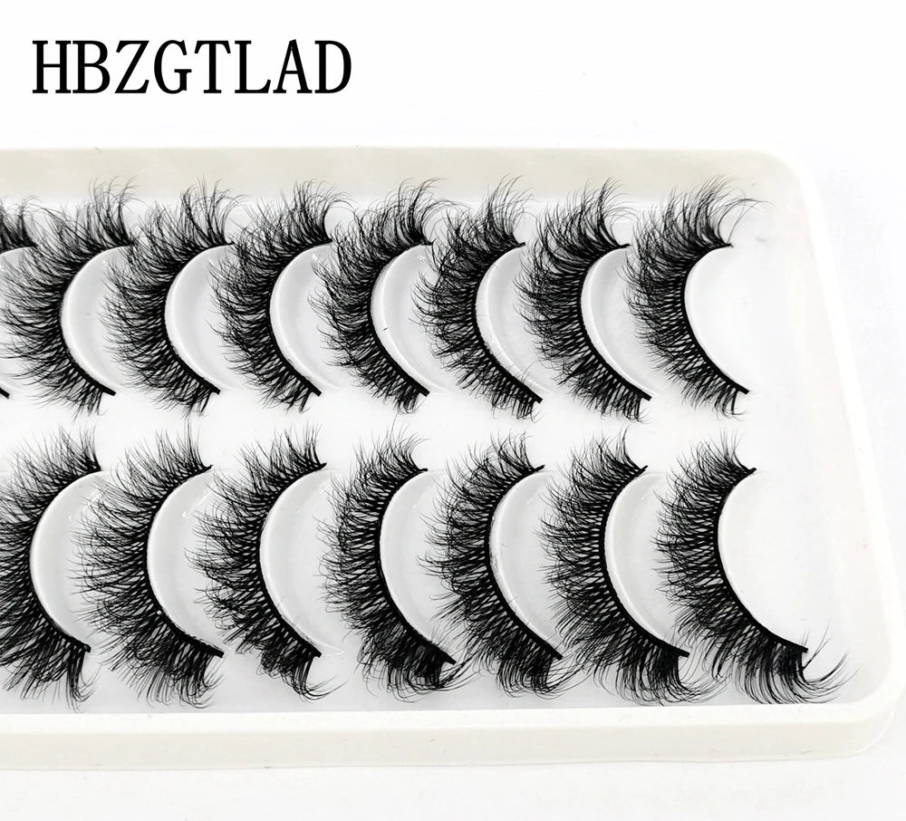 41 Styles 10 pairs natural long 3D mink false eyelashes fake lashes makeup kit Mink Lashes extension eye lashes short eyelashes Natalia Home Fashion   10-pairs-KZ-01 Natalia Home Fashion