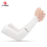 Cycling Arm Sleeves Ice Fabric  Anti-UV Sunscreen Running Cycling Sleeve Outdoor Sport Cycling Arm Warmers Men Women