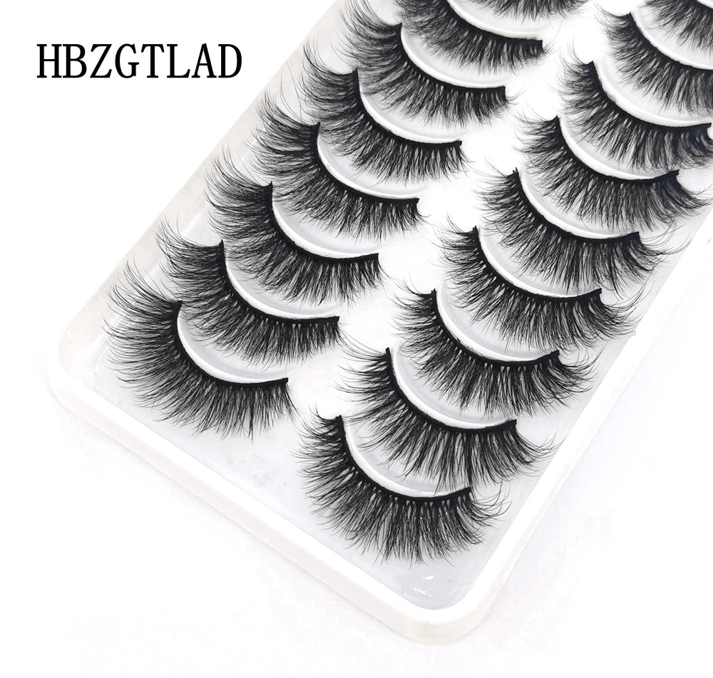 41 Styles 10 pairs natural long 3D mink false eyelashes fake lashes makeup kit Mink Lashes extension eye lashes short eyelashes Natalia Home Fashion   10-pairs-HD-01 Natalia Home Fashion