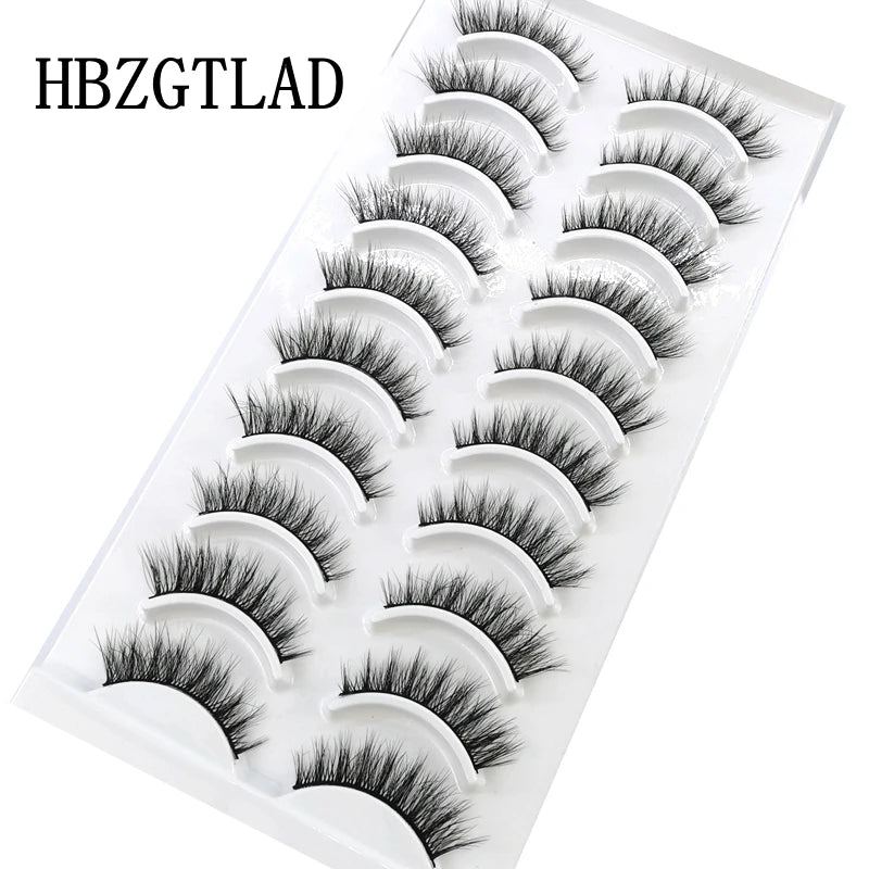 41 Styles 10 pairs natural long 3D mink false eyelashes fake lashes makeup kit Mink Lashes extension eye lashes short eyelashes Natalia Home Fashion   10-pairs-XK-72 Natalia Home Fashion