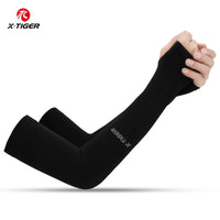 Cycling Arm Sleeves Ice Fabric  Anti-UV Sunscreen Running Cycling Sleeve Outdoor Sport Cycling Arm Warmers Men Women