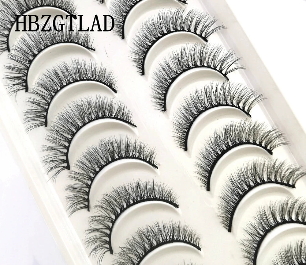 41 Styles 10 pairs natural long 3D mink false eyelashes fake lashes makeup kit Mink Lashes extension eye lashes short eyelashes Natalia Home Fashion   10-pairs-HD-02 Natalia Home Fashion