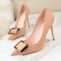 Women's High Heels Pumps Sexy Party Office Ladies Brand Luxury Designers Woman Thin Heels Pointed Toe Fashion Ladies Shoes