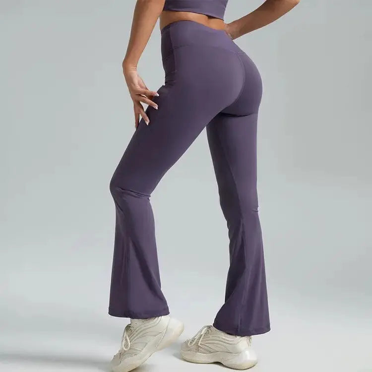 High-Waisted Scrunched Butt Yoga Leggings Women Elastic Waist XL Sports Gym Pants My Store