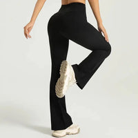 High-Waisted Scrunched Butt Yoga Leggings Women Elastic Waist XL Sports Gym Pants My Store