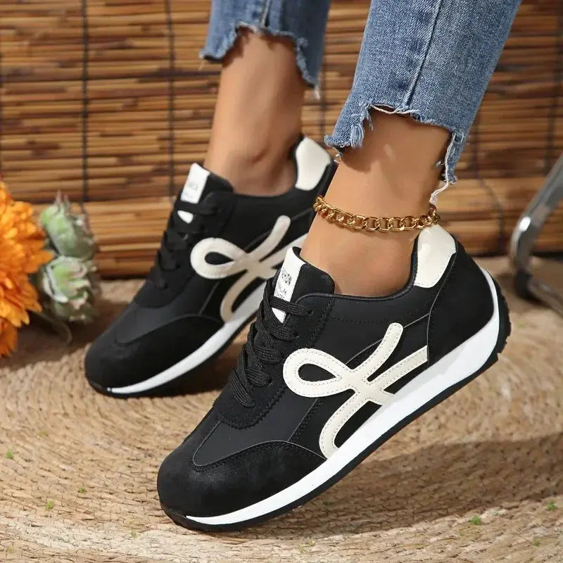 Lace Up Women Sneakers Mixed Colors Round Toe  Ladies Casual Shoes Natalia Home Fashion    Natalia Home Fashion