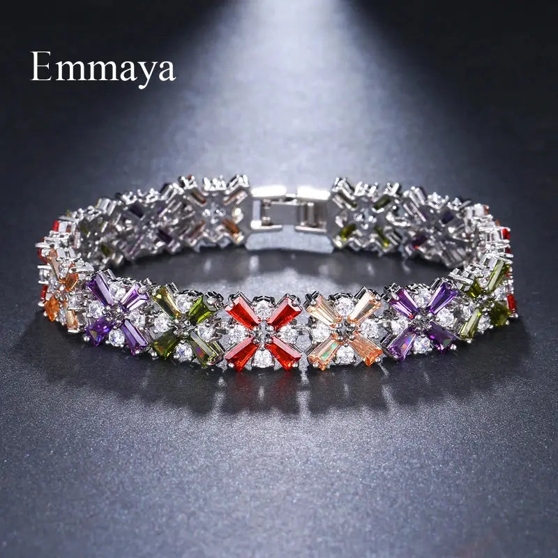 Luxury Bracelet Crystal Bracelets For Women Charm Bracelets & Bangles Female Bridal Wedding Jewelry Natalia Home Fashion    Natalia Home Fashion