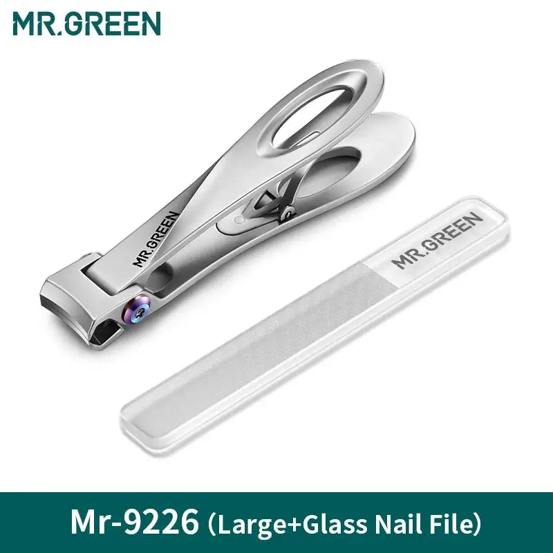 Nail Clippers Wide Jaw Opening Stainless Steel Toe Fingernail Clipper Thick Hard Toenail Cutter Manicure Scissors tools Natalia Home Fashion   Mr-9226plus Natalia Home Fashion