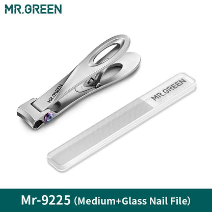 Nail Clippers Wide Jaw Opening Stainless Steel Toe Fingernail Clipper Thick Hard Toenail Cutter Manicure Scissors tools Natalia Home Fashion   Mr-9225plus Natalia Home Fashion