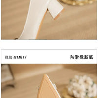 Point Toe Sequins Fine Heeled High Heels Elegant Sexy Ladies Sandals Wedding Shoes Banquet Shoes Women's shoes My Store