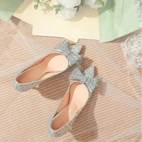 Pointed Toe Sequins Fine Heeled High Heels Elegant Sexy Ladies Sandals Wedding Shoes Banquet Shoes Women's Shoes My Store