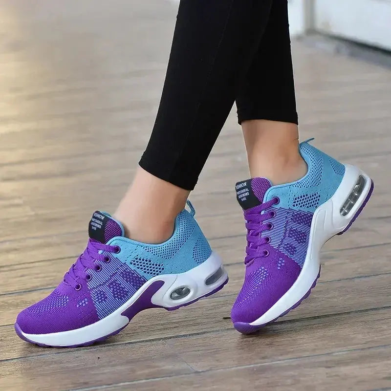 Running Shoes Women A Breathable Casual Shoes Outdoor Light Weight Sports Shoes Casual Walking Platform Ladies Sneakers Natalia Home Fashion   purple-39 Natalia Home Fashion