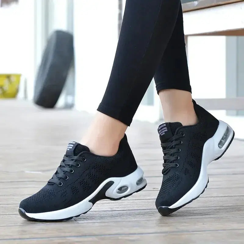 Running Shoes Women A Breathable Casual Shoes Outdoor Light Weight Sports Shoes Casual Walking Platform Ladies Sneakers Natalia Home Fashion   black-39 Natalia Home Fashion