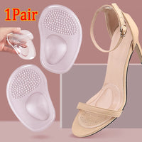 Shoe Pads Forefoot Cushion Silicone Massage Non Slip High Heels Insole Cushions Foot Cushions Pads for Feet Pain Relief