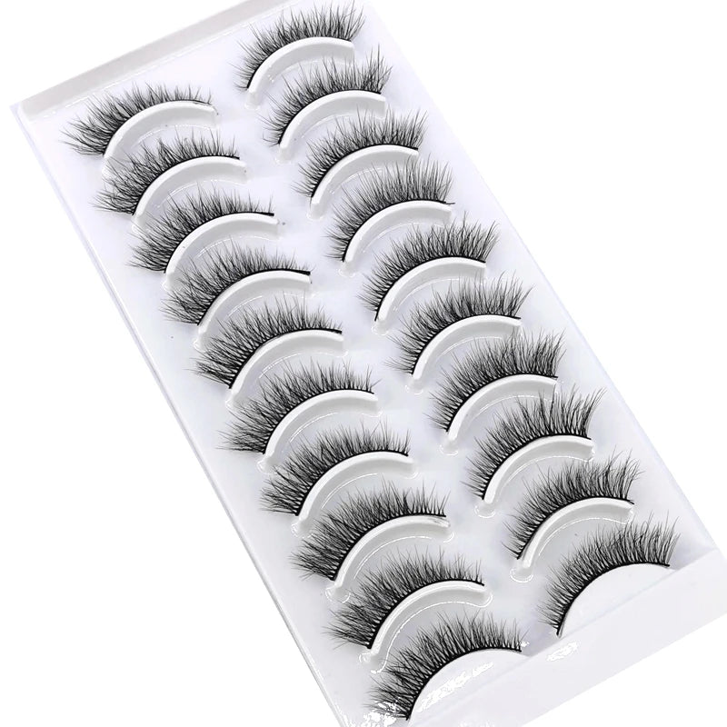 41 Styles 10 pairs natural long 3D mink false eyelashes fake lashes makeup kit Mink Lashes extension eye lashes short eyelashes Natalia Home Fashion   10-pairs-XK-71 Natalia Home Fashion