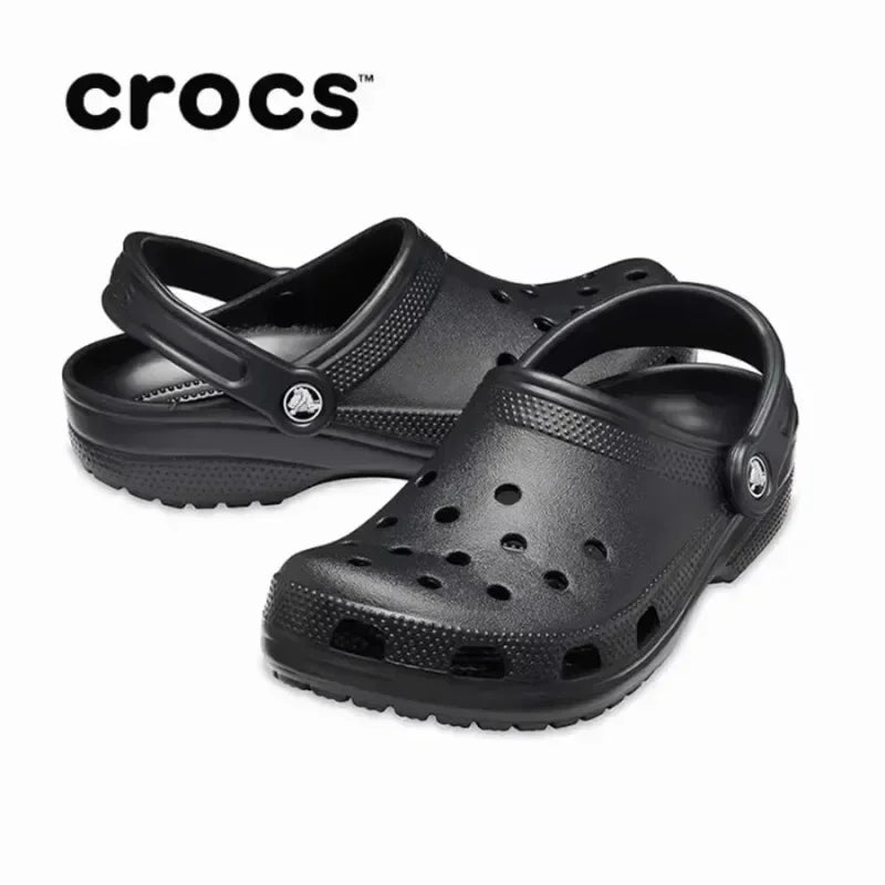 Crocs Unisex-Adult Classic Clogs Summer Beach Waterproof Eva Soft Beach Sandals Outdoor Women's Non Slip Crocs Shoes