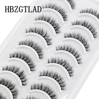 41 Styles 10 pairs natural long 3D mink false eyelashes fake lashes makeup kit Mink Lashes extension eye lashes short eyelashes Natalia Home Fashion   10-pairs-HD29 Natalia Home Fashion