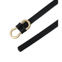 Black White Adjustable PU Leather Women Thin Belts Dress Coat Pant Skinny Ladies Waistband Strap Gold Buckle Female Waistbelt Natalia Home Fashion    Natalia Home Fashion