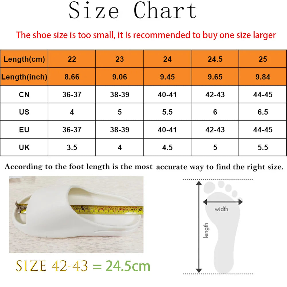 Slippers Soft Thick Soled  Women's Summer Fashion Wear Slippers Home Home Sandals Beach Shoes