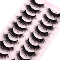 41 Styles 10 pairs natural long 3D mink false eyelashes fake lashes makeup kit Mink Lashes extension eye lashes short eyelashes Natalia Home Fashion   10-pairs-xk33 Natalia Home Fashion