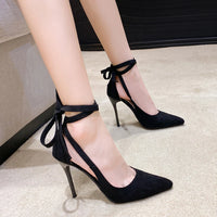 Super High Stiletto Heels Women's Pumps Luxury Pearl Pointed Toe Office Shoes Summer Women Sandals Sexy Shoes Casual