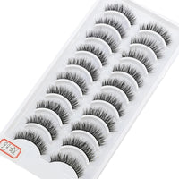 41 Styles 10 pairs natural long 3D mink false eyelashes fake lashes makeup kit Mink Lashes extension eye lashes short eyelashes Natalia Home Fashion   10-pairs-xk-66 Natalia Home Fashion