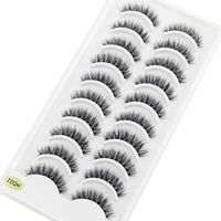 41 Styles 10 pairs natural long 3D mink false eyelashes fake lashes makeup kit Mink Lashes extension eye lashes short eyelashes Natalia Home Fashion   10-pairs-HD21 Natalia Home Fashion