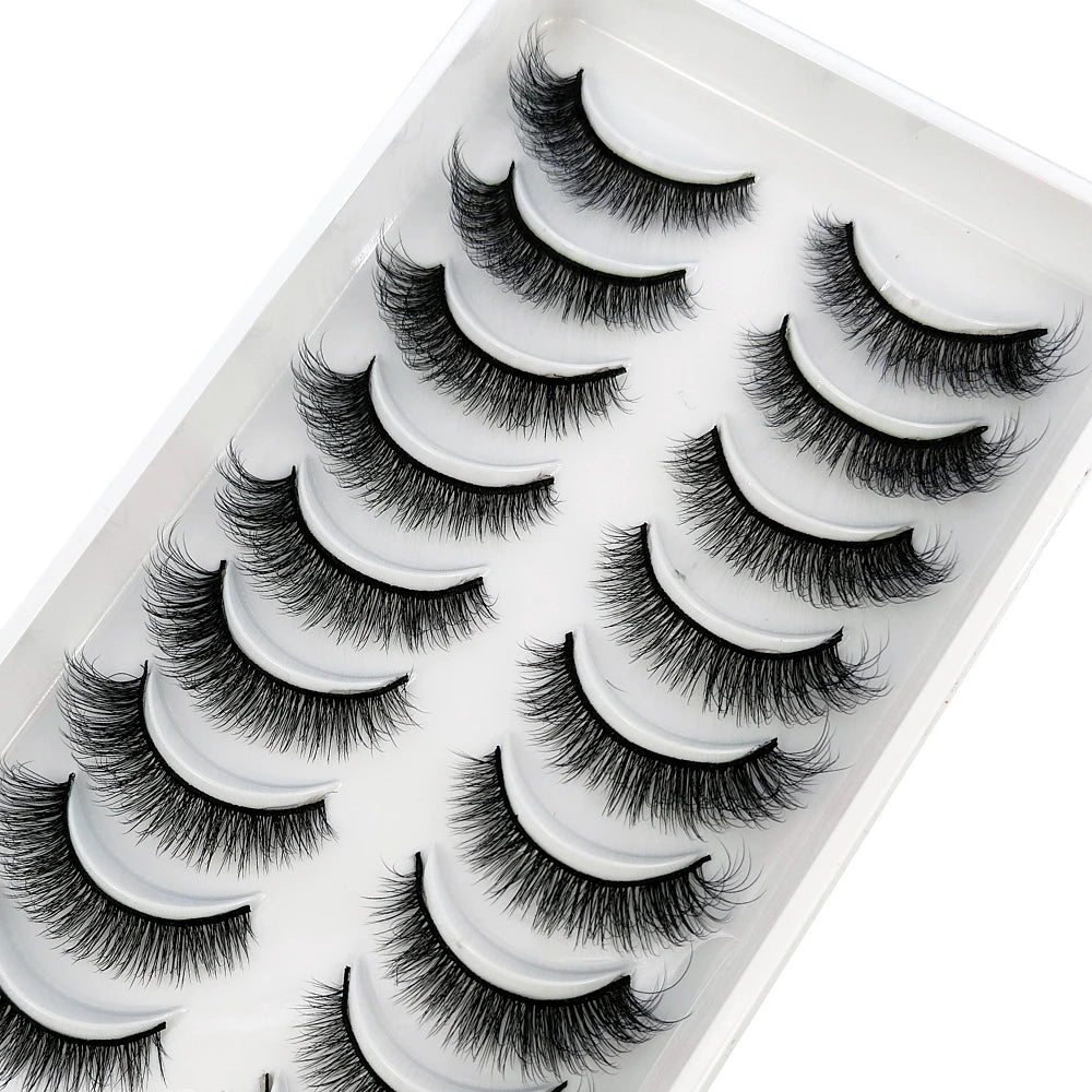 41 Styles 10 pairs natural long 3D mink false eyelashes fake lashes makeup kit Mink Lashes extension eye lashes short eyelashes Natalia Home Fashion   10-pairs-416 Natalia Home Fashion