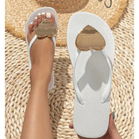 House Slipper Women Heart Love Cloud Sandals Summer Flip Flops Beach Slides Casual Home Shoes Platform Bathroom Flat Female