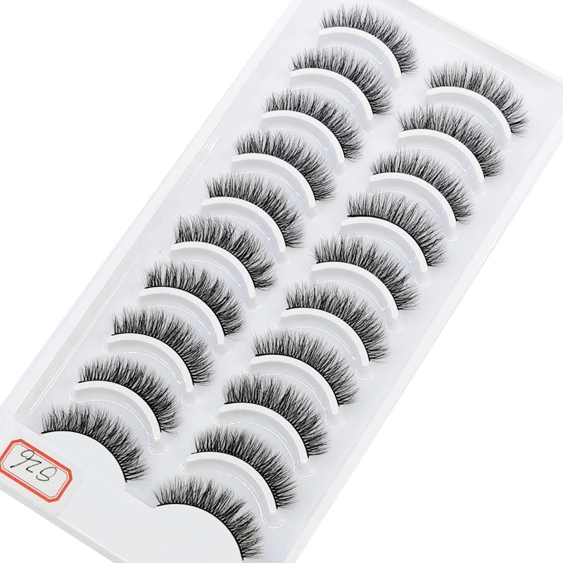 41 Styles 10 pairs natural long 3D mink false eyelashes fake lashes makeup kit Mink Lashes extension eye lashes short eyelashes Natalia Home Fashion   10-pairs-s-26 Natalia Home Fashion