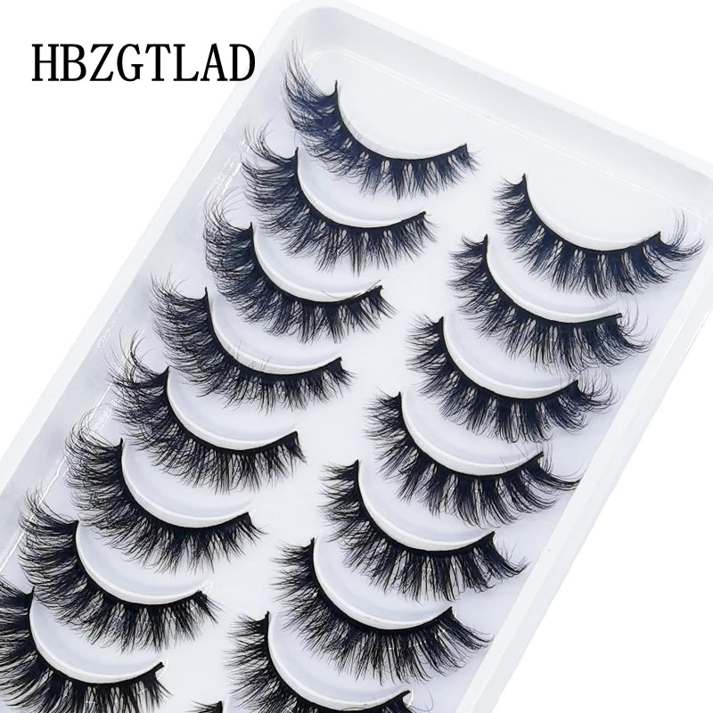 41 Styles 10 pairs natural long 3D mink false eyelashes fake lashes makeup kit Mink Lashes extension eye lashes short eyelashes Natalia Home Fashion   10-pairs-X14 Natalia Home Fashion