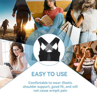 Back Posture Corrector Brace for Women breathable Back Posture Correction back support belt Adjustable shoulder