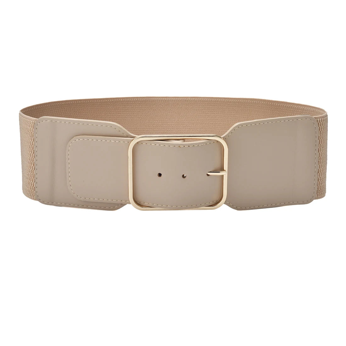 Women Stretchy Wide Waist Belt Ladies Elastic Dress Cummerbund with Pin Buckle Stretch Fashion Cinch Belts Natalia Home Fashion   85cm-Waist-75-95cm-7.5CM-zhenkou-KH Natalia Home Fashion