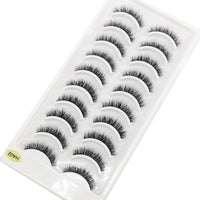 41 Styles 10 pairs natural long 3D mink false eyelashes fake lashes makeup kit Mink Lashes extension eye lashes short eyelashes Natalia Home Fashion   10-pairs-HA-02 Natalia Home Fashion