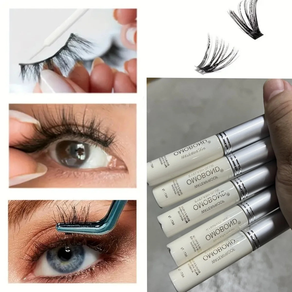 7G Long-Lasting Super Strong Styling Eyelash Glue Waterproof Natural Look Non-Irritating Quick-Drying Applicator for DIY Eyelash Natalia Home Fashion    Natalia Home Fashion