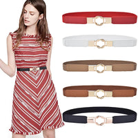 Women Skinny Stretchy Waist Belt for Dress Ladies Elastic Thin Belt Plus Size Natalia Home Fashion    Natalia Home Fashion