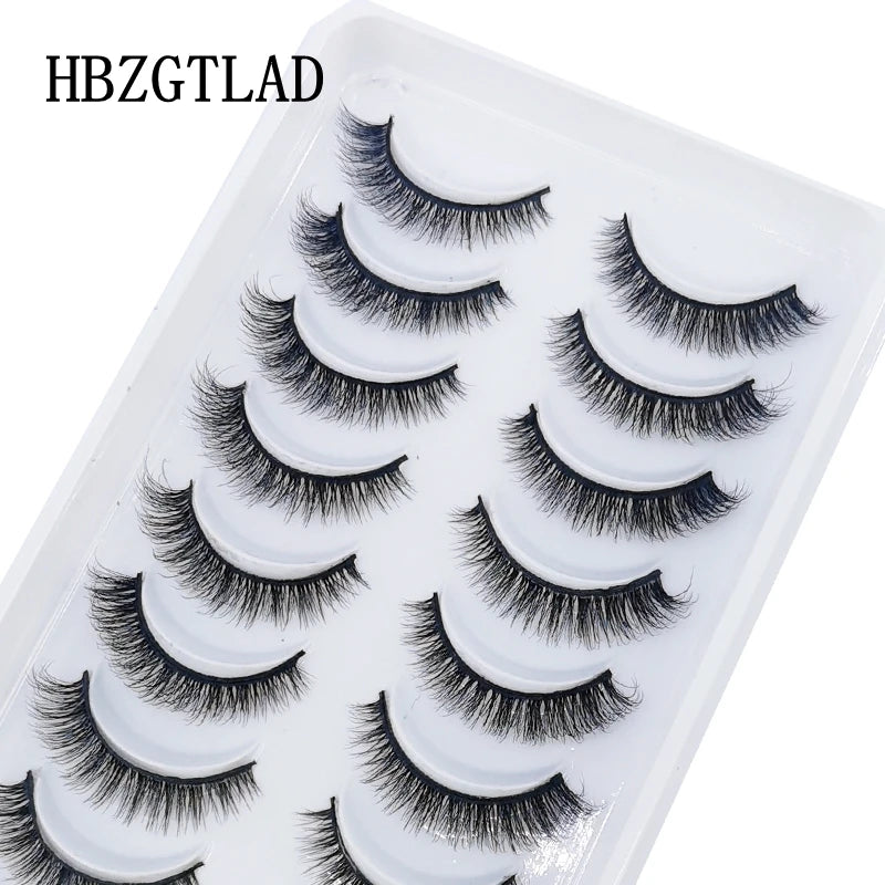 41 Styles 10 pairs natural long 3D mink false eyelashes fake lashes makeup kit Mink Lashes extension eye lashes short eyelashes Natalia Home Fashion   10-pairs-S-09 Natalia Home Fashion