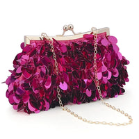 Silver Sequin Clutch for Women Evening Bag Prom Shiny Small Purse Fashion Handbag Banquet Bag Shoulder Bag Cocktail Party Clutch