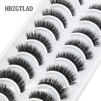 41 Styles 10 pairs natural long 3D mink false eyelashes fake lashes makeup kit Mink Lashes extension eye lashes short eyelashes Natalia Home Fashion   10-pairs-xk-68 Natalia Home Fashion