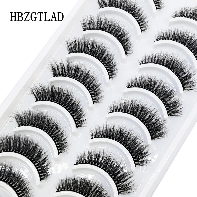 41 Styles 10 pairs natural long 3D mink false eyelashes fake lashes makeup kit Mink Lashes extension eye lashes short eyelashes Natalia Home Fashion   10-pairs-xk-68 Natalia Home Fashion