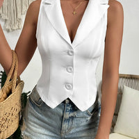 spring new women's fashion casual slim vest Causal tops Sleeve less