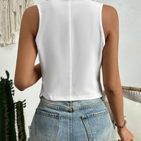 spring new women's fashion casual slim vest Causal tops Sleeve less