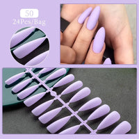 24Pcs/Set White French Press on Fake Nails Full Cover Artificial Wearable Nail Beauty Tips Naked French White False Nails Art Natalia Home Fashion   YA50 Natalia Home Fashion