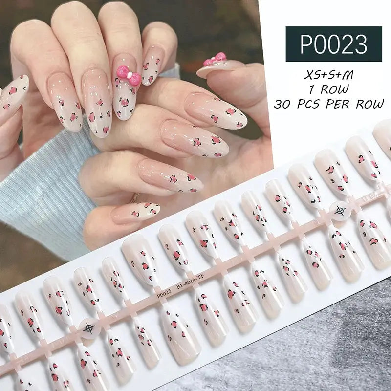 24Pcs/Set White French Press on Fake Nails Full Cover Artificial Wearable Nail Beauty Tips Naked French White False Nails Art Natalia Home Fashion   p05 Natalia Home Fashion